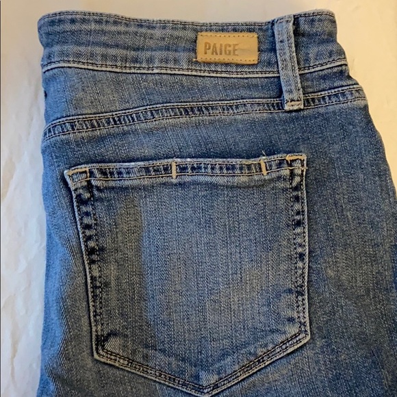 PAIGE Jimmy Jimmy cuffed denim shorts RIVA wash - Picture 2 of 9